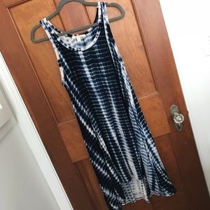 Navy + White Tie Dye Pool Cover-up /Dress